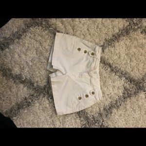 Loft white shorts